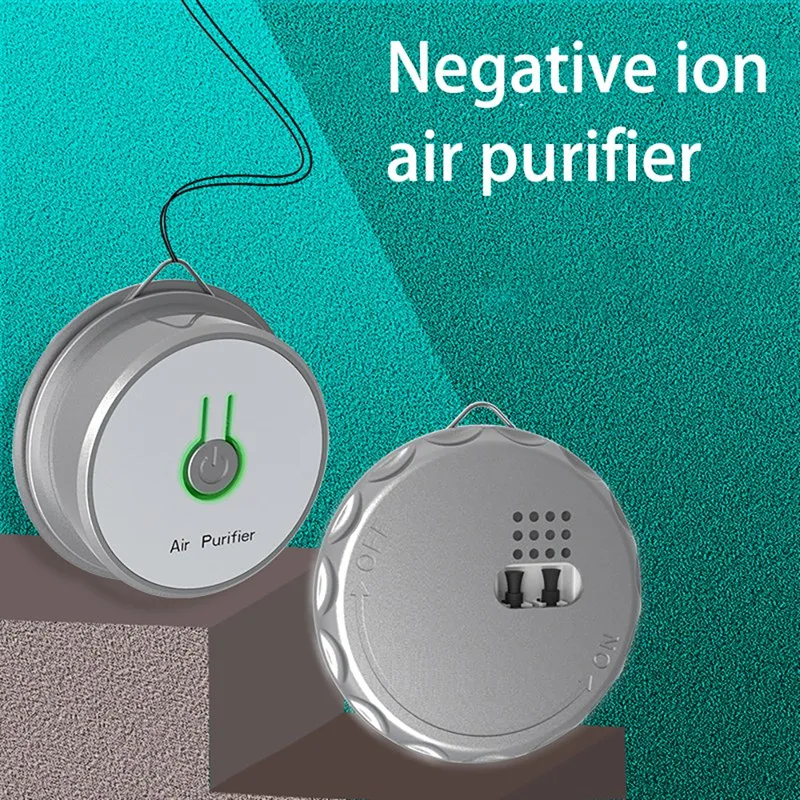 

Top Sale Air Purifier Personal Wearable Mini Portable 130 Million Negative Ion 230Mah Battery Hanging Neck Portable Car Purifier