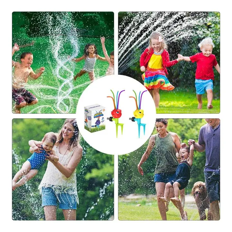 Wassers prüh sprinkler Spielzeug Spin Tier Kinder Sprinkler Spielzeug Sprinkler mit rotierendem Spray Sommer außerhalb Spielzeug Kinder Sprinkler Spielzeug