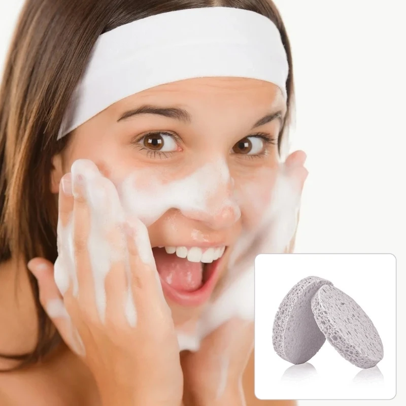 Compressed Facials Sponges,Cosmetic Spa Sponges for Facials Cleansing Makeup Remover