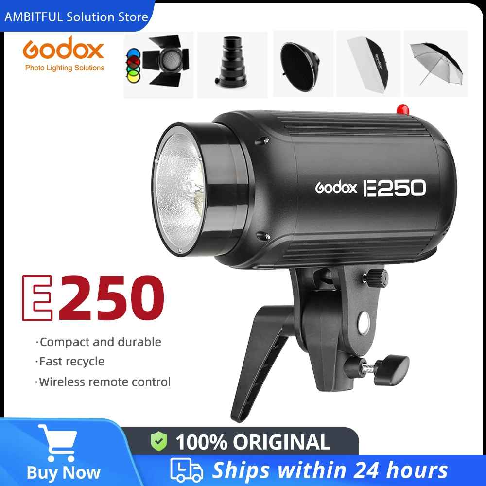 Godox E250 PRO Photography Studio Strobe Photo Flash Light 250W studio flash with wireless control port ( 250WS )