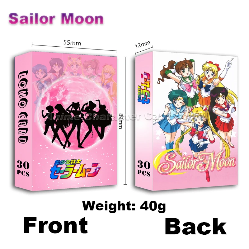 LOMO Cards Anime Sailor Moon Melody Crayon Shin-chan Yugi Amane Post Card Photocards Hobby Game Collection Card, regalos para niños