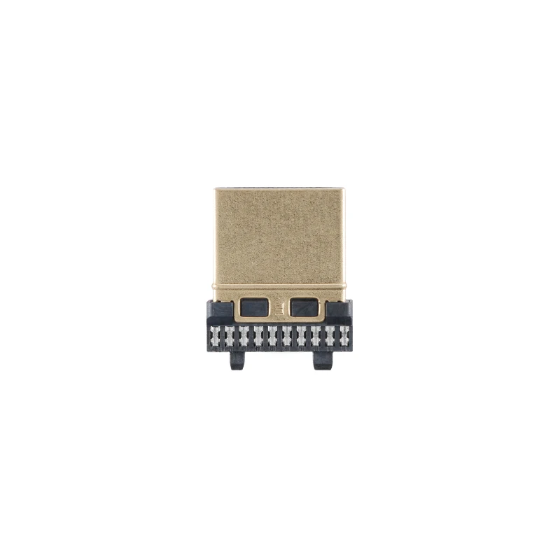 10 szt./2 szt. Złącze wtykowe HDMI 19P lutowane złączem męskim typu A-pozłacane HD 19PIN — zdjęcie 6
