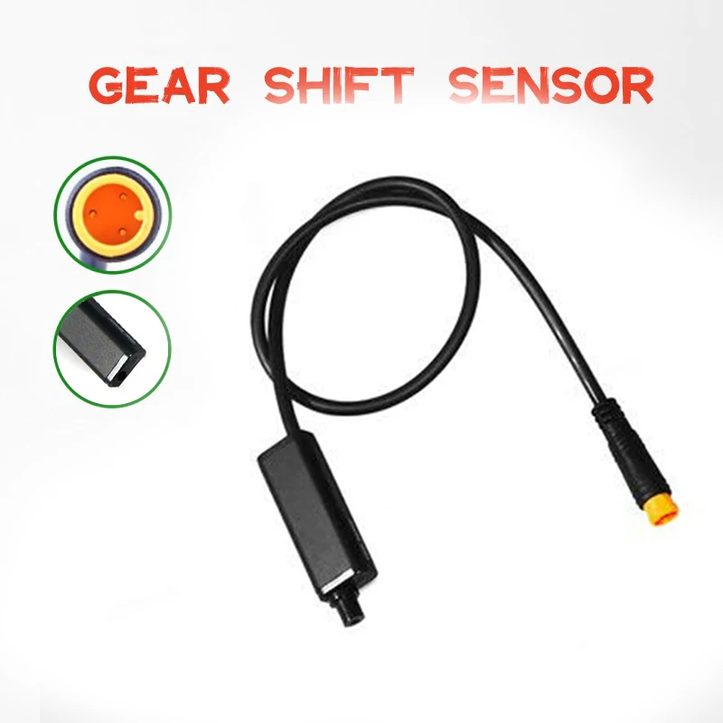 BAFANG Electric Bike Mid-Drive Motor Gear Shift Sensor Y-Splitter 1T2 Cable USB Cable Brake Sensor thumb Throttle Speed Sensor