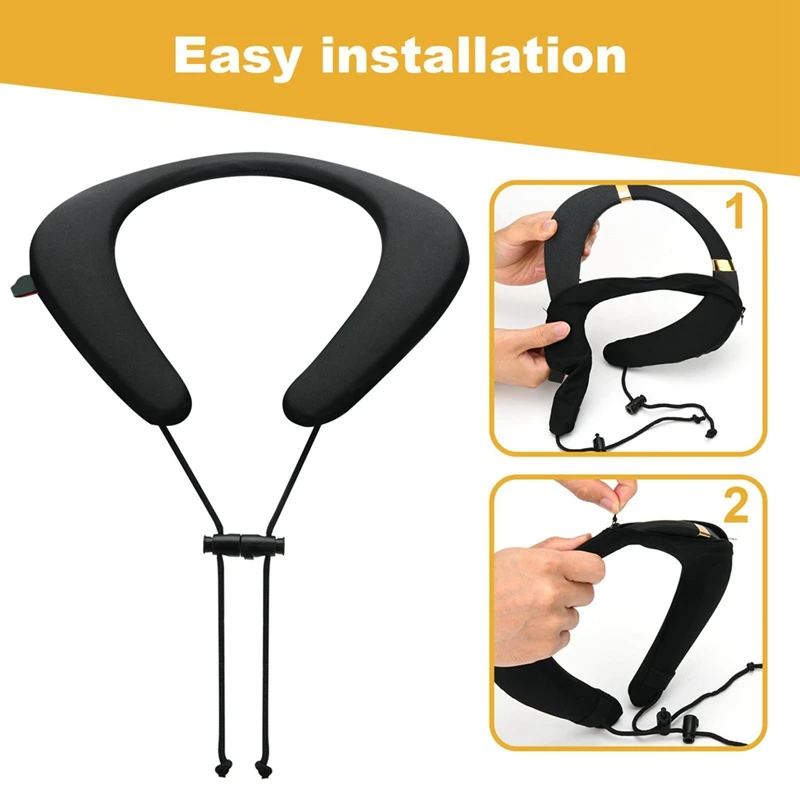 Etui przeciwpyłowe do głośnika z pałąkiem na kark Monster Boomerang, głośnik zapobiegający zgubieniu paska na szyję Sportowa smycz z paskiem na kurz