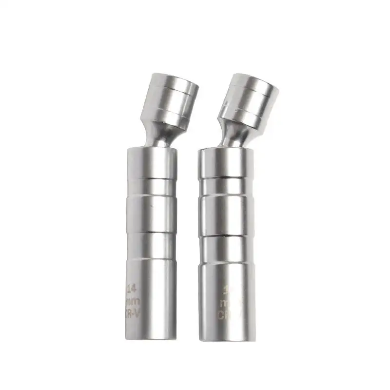 

3/8" Drive Car Repair Tool New Spark Plug Socket Wrench Adapter 14/16mm Set Universal Joint With Magnetic Flexible Socket Wall