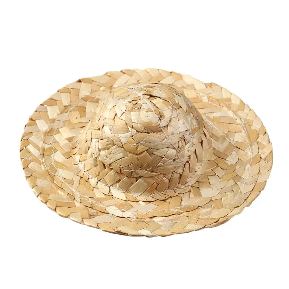 

Cute Crafts Caps DIY Decoration Woven Straw Hat Accessories