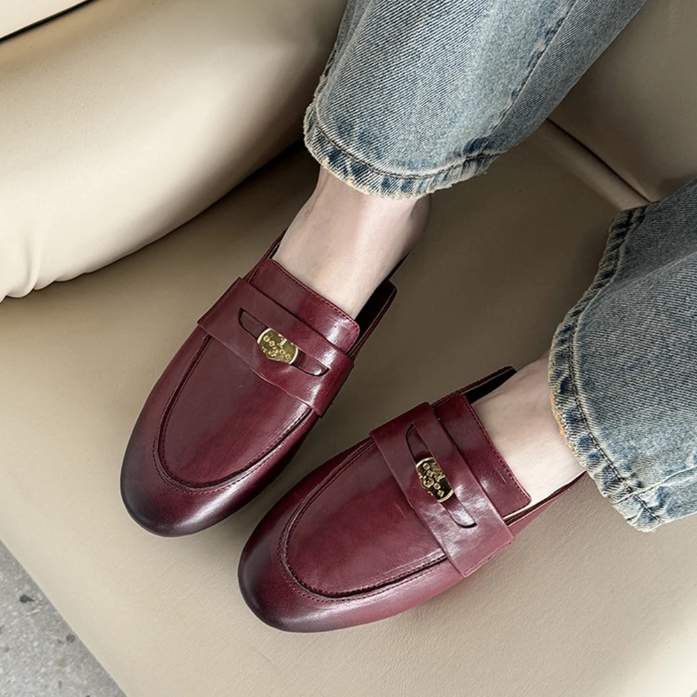Round Headed Women Summer Fashion Low Order Shoes Formal Dress Party Set Comfortable Casual Walking Business Workwear 82322