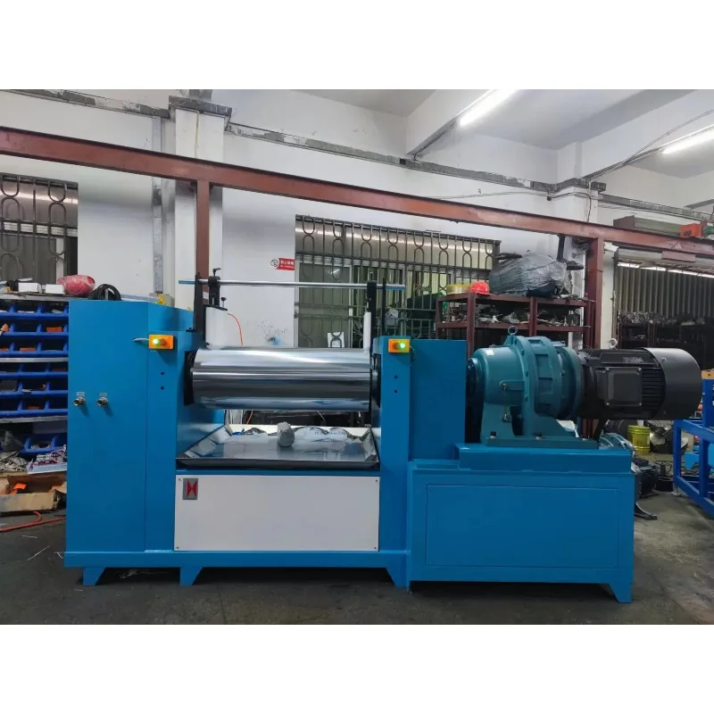 Factory Direct Sale Automatic Flip Material Rubber and Plastic PVC Mixer Machine Electric Heating Two Roll Rubber Warming Mill