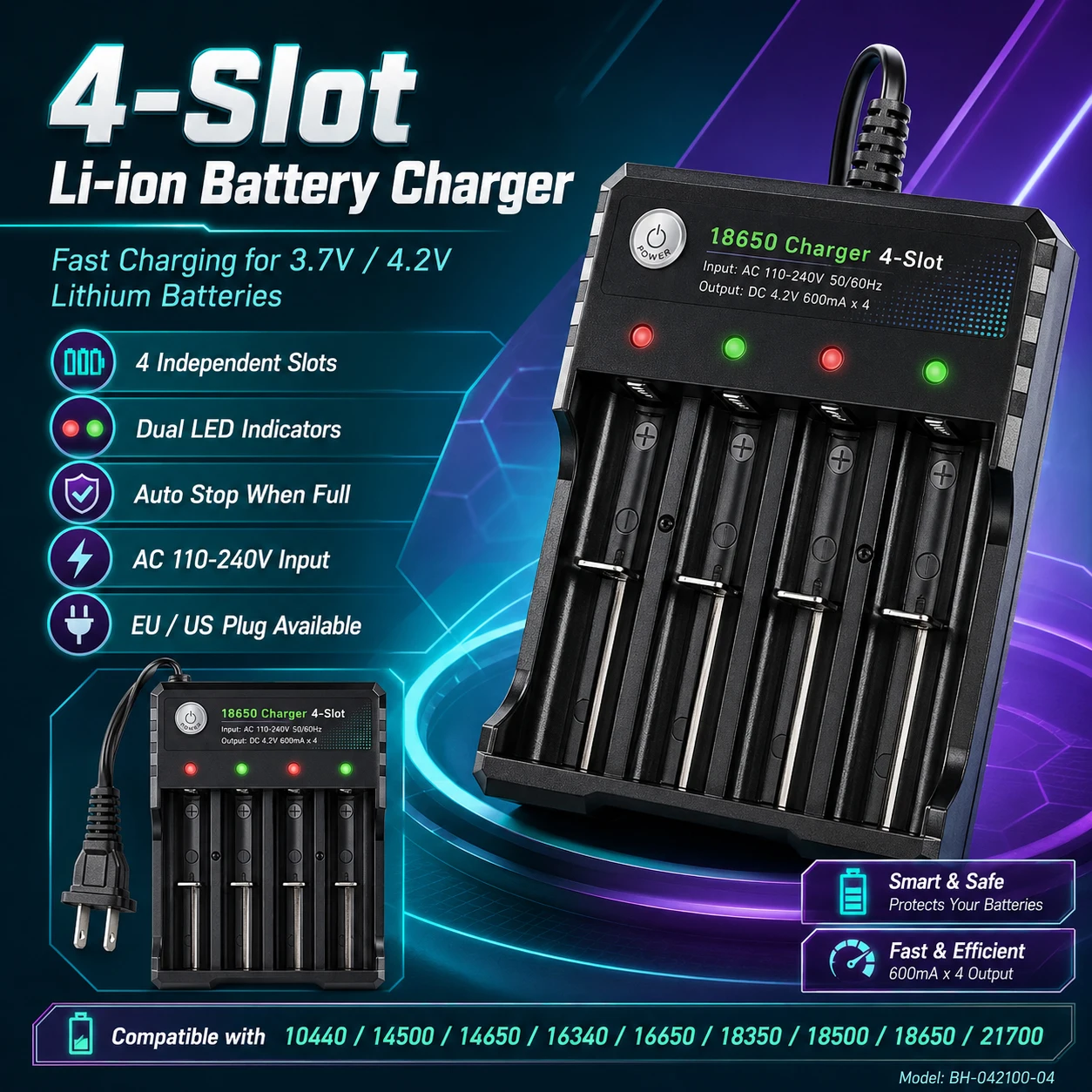 Rechargeable Button Charging Adapter Efficiently Charging Dock For ML2032ML1220ML2016ML2020 Watch Remote Battery Charging Base