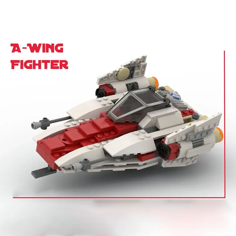 187 Uds estrellas guerra universo buena antigua A-Wing Fighter modelo detalle Moc diy educación juguete de bloques de construcción presente