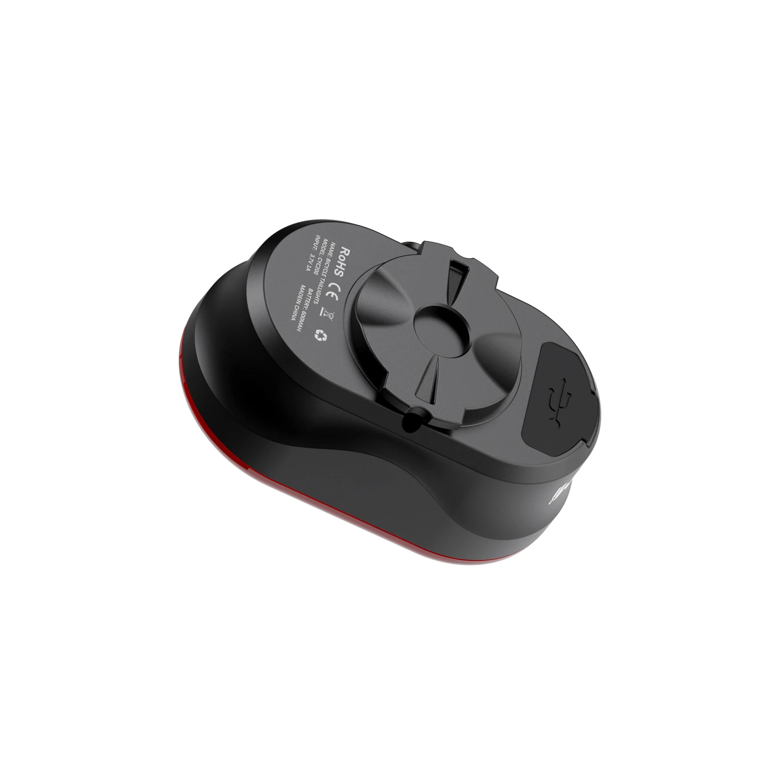 CYCLAMI CY200 Bike Smart Brake Sensing Rear Light Bicycle Tail Light IPX6 Waterproof LED Charging Taillight Cycling Accessories