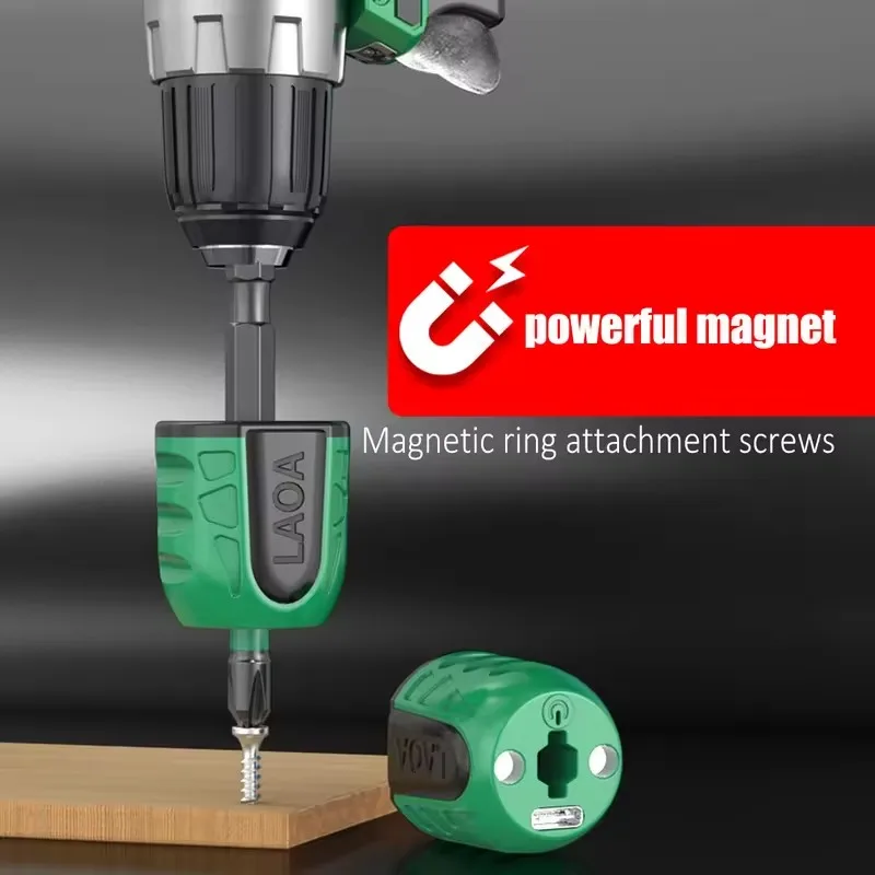 LAOA Powerful Magnetizer with Rechargeable LED Light for Magnetizing Screwdrivers and Bits