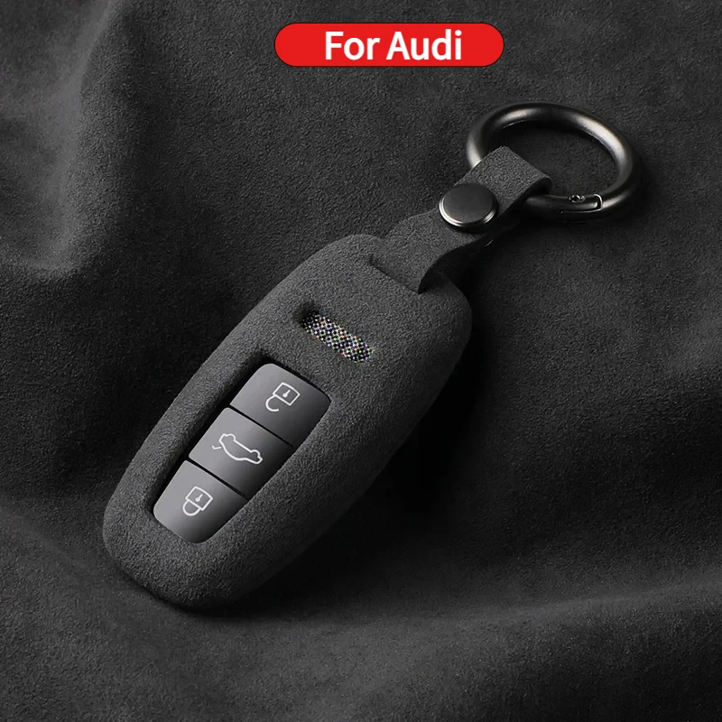 

Для Audi Q8 S8 A6 C8 S6 RS6 A7 S7 RS7 A3 8Y A8 D5 RS E-tron GT Q4 Q7 Чехол для автомобильного ключа Чехол для ключей Брелки Авто аксессуары