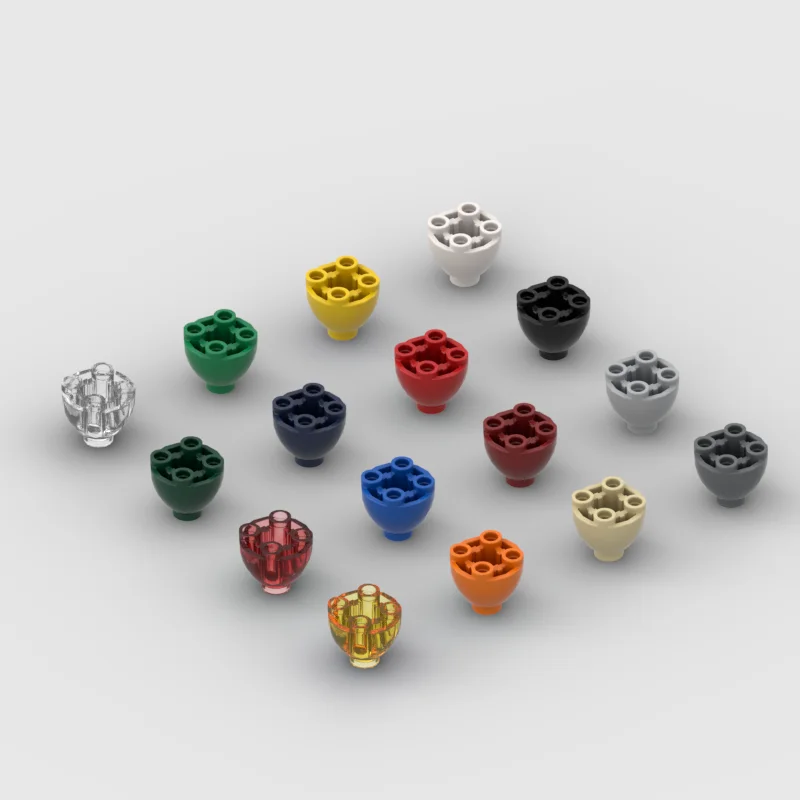 *Sphere 2X2X1 1/3 Inverted* 24947 20pcs DIY enlighten block brick part No. G1194 Compatible With Other Assembles Particles