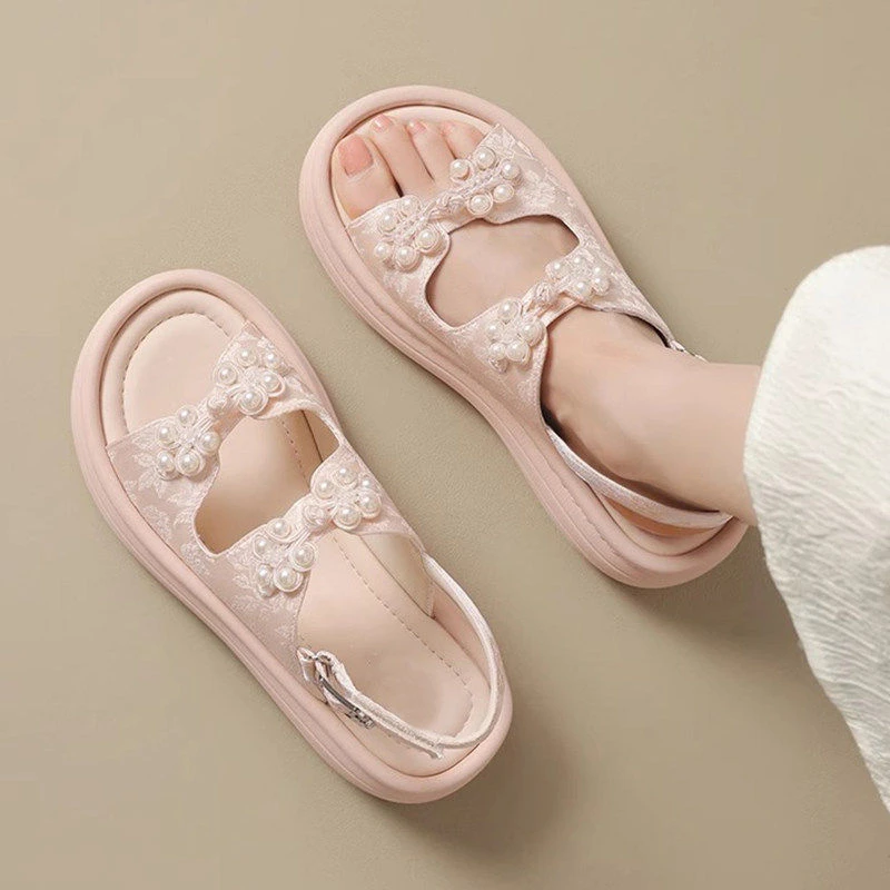 Mädchen Strandschuhe Weiche Sohle Koreanischer Stil Kinder-Sandalen Rutschfest Bequem 2026 Brandneue Kinder-Freizeitschuhe Trendig – Detail 4