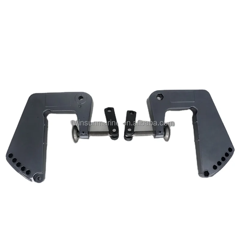 

2 Stroke 5hp Left and Right Bracket with Threaded Screw Bolt Parts for Outboard Motor Marine Engine Spare