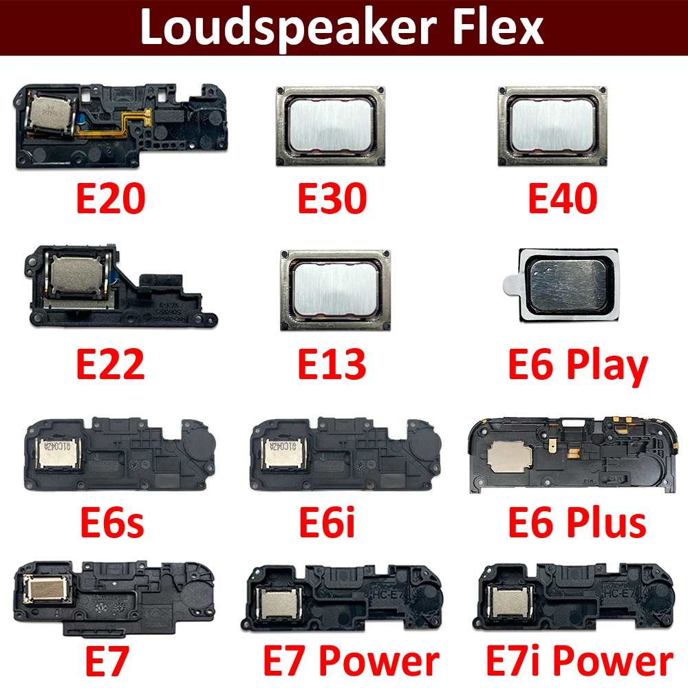 Loud Speaker Buzzer Ringer Loudspeaker Flex Cable For Moto E20 E22 E13 E30 E40 E6 E7 Plus Play E6s E6i E7i Power