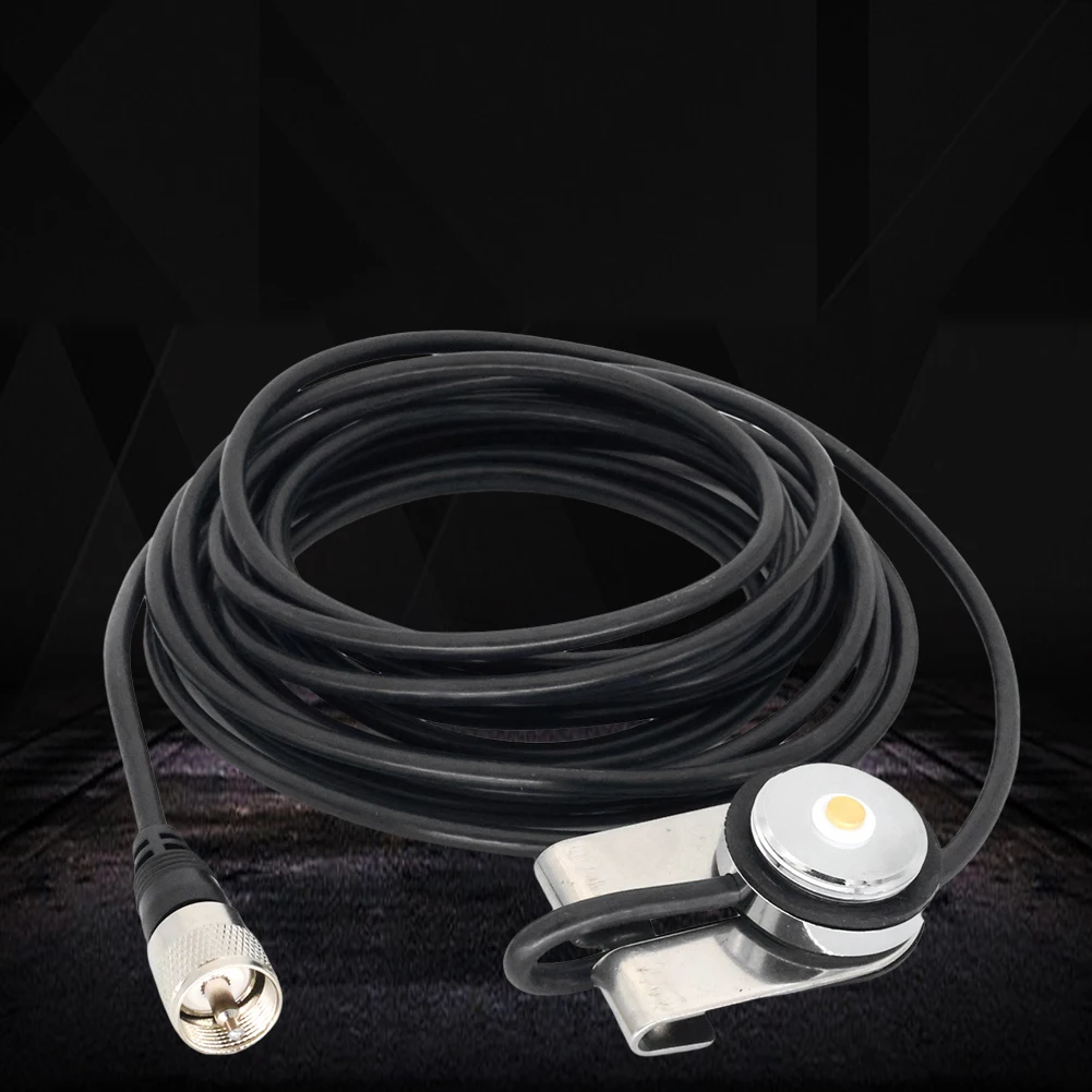 5 متر NMO إلى PL259 RG-58 اقناع كابل NMO L شكل جبل المحمول راديو السيارة هوائي كابل هوائي كابل لهوائي NMO HF/VHF/UHF