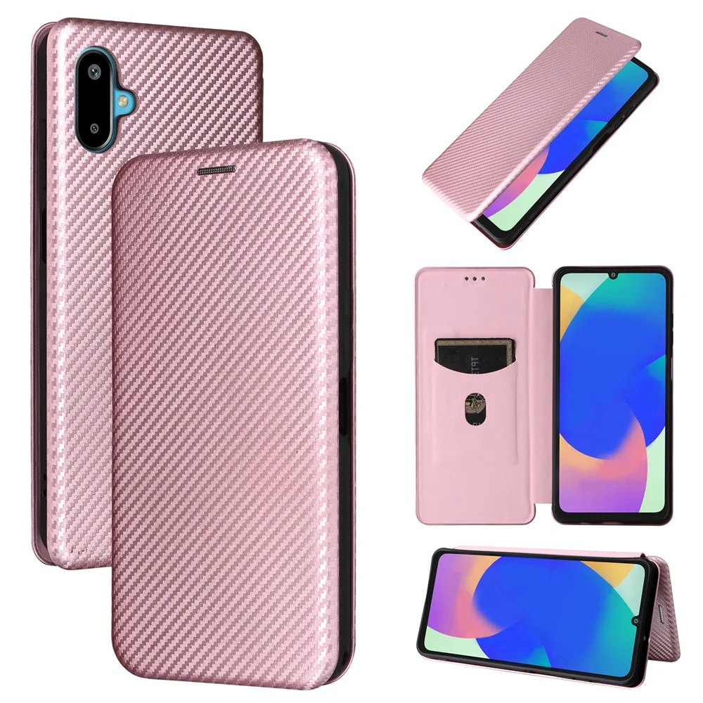 

Кожаный чехол для Samsung Galaxy F06/M06, магнитная откидная крышка, чехол-кошелек для телефонов, чехол Funda Coque