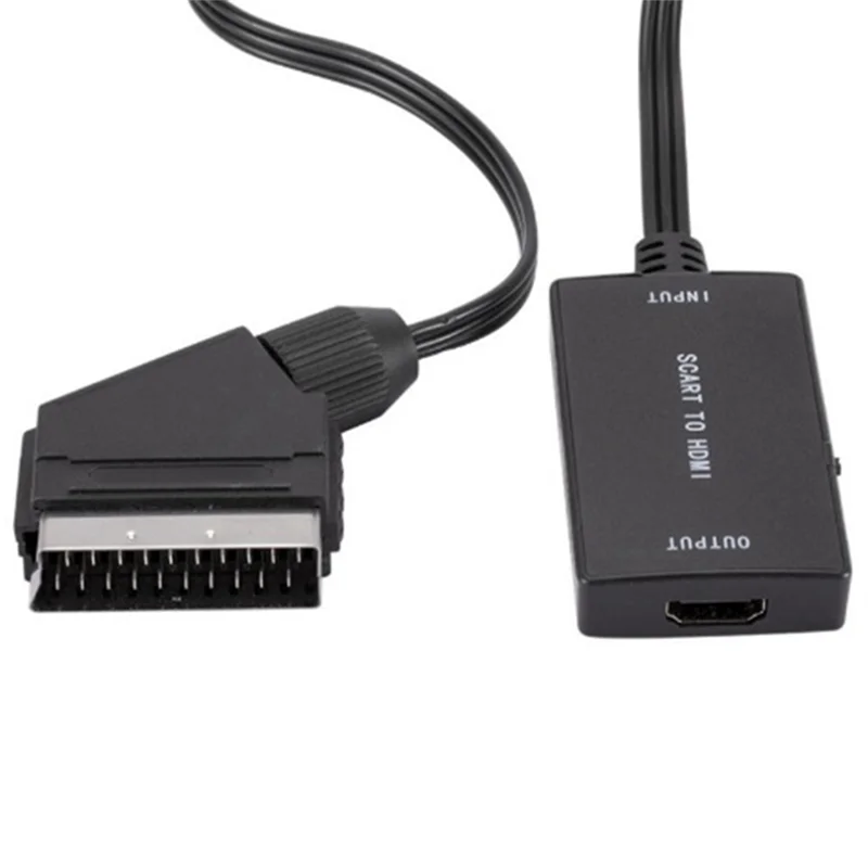 ABWH_Scart to HDMI-Converter Supports 1080P HD Conversion Adapter