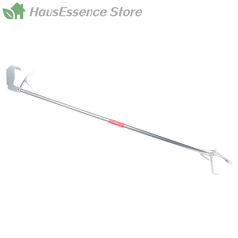 ※Easy to Use Durable Material High Quality 1.2m Foldable Snake Tongs Stick Easy Reach Pick For Up Tool Foldable Garbage