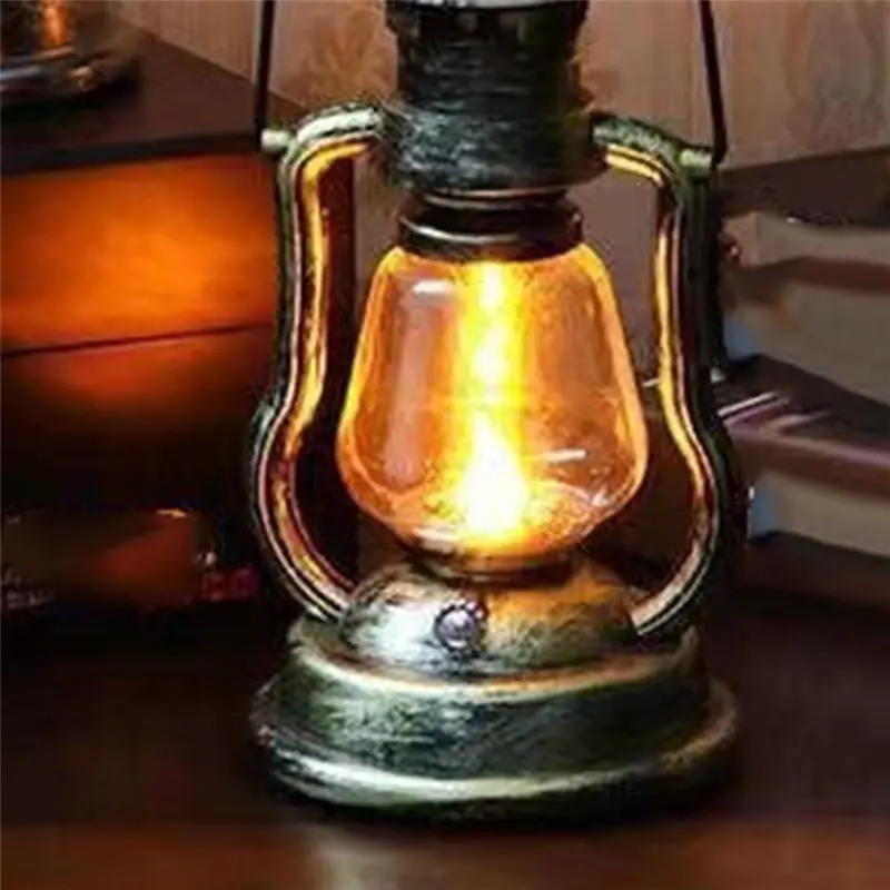 [NEW!A93G】 Retro Hanging Lantern Light LED Lamp Solar Powered For Outdoor Garden Decor