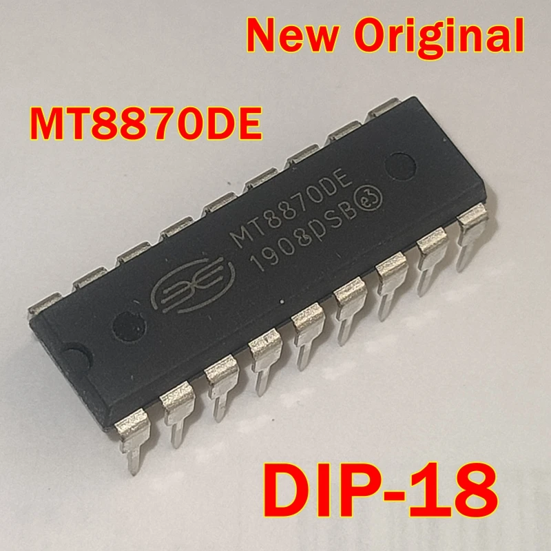 

1pcs to 100pcs MT8870DE DIP-18 New Original ISO2-CMOS Integrated DTMF Receiver