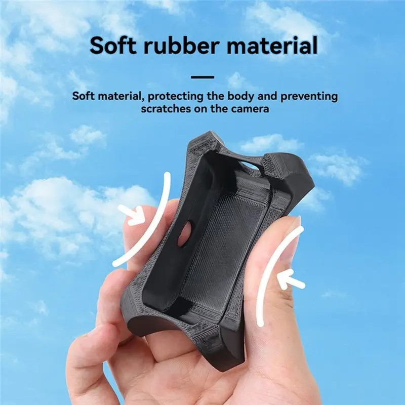 DT18 Silicone Desktop Base for DJI Osmo 360 Non-Slip Fixed Bracket Protective Support Stand Camera Accessories Black