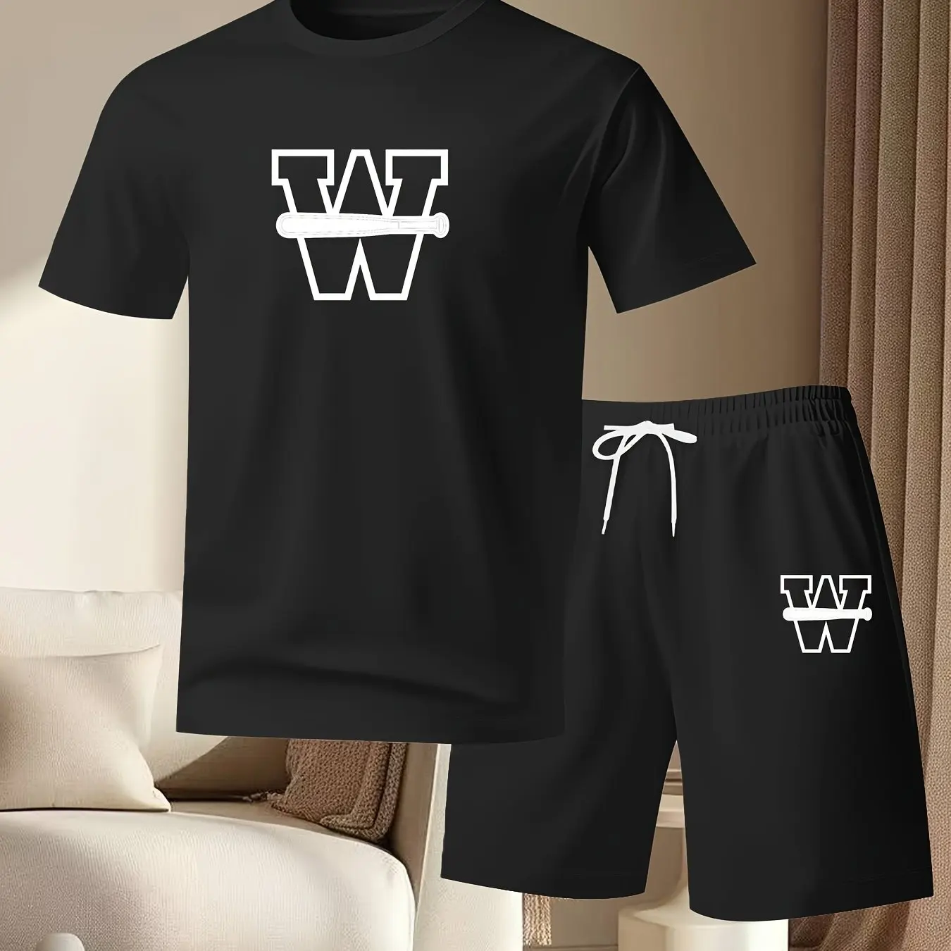 

Trend Mesh Men's Suit - Breathable and Sweat-Resistant Outdoor Leisure T-Shirt Set