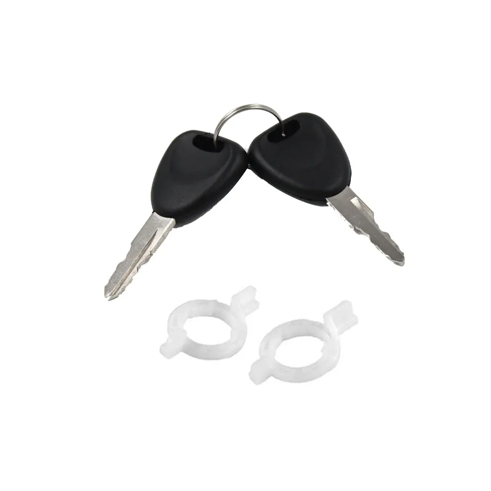 Car Door Lock Barrel Cylinder with 2 Key for Renault Megane Scenic Clio Master Left+Right 7701468981 7701468982