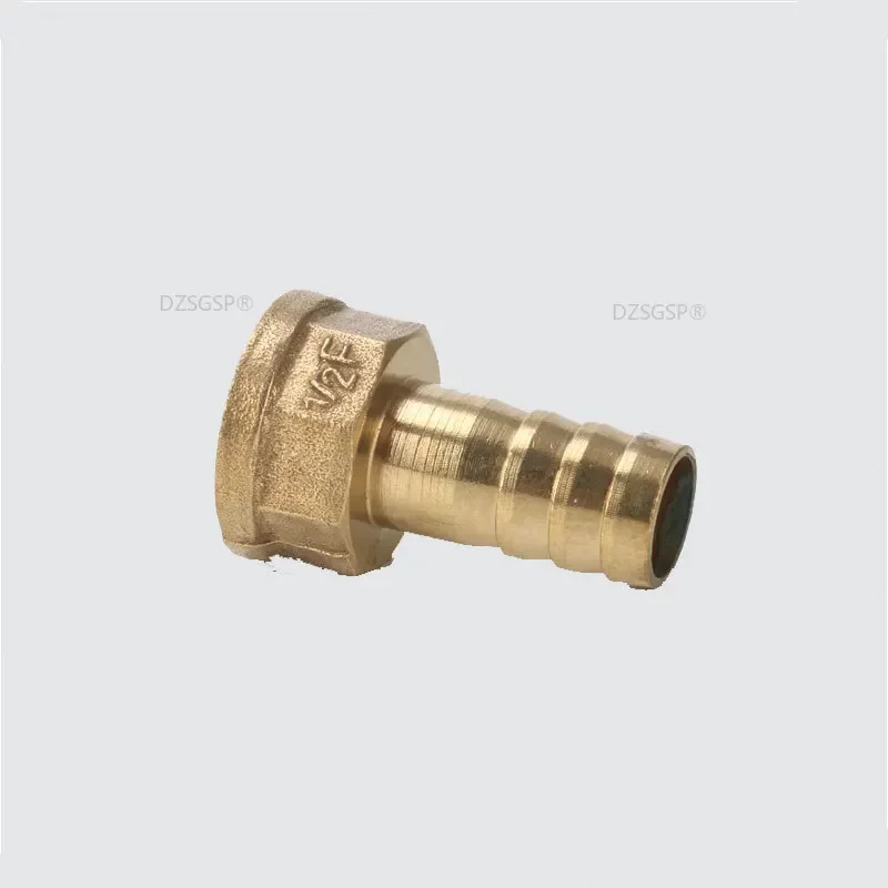 Ajuste de manguera de latón, rosca hembra BSP, Conector de cobre, adaptador de acoplador de junta, 4mm, 6mm, 8mm, 10mm, 19mm, 1/8 \