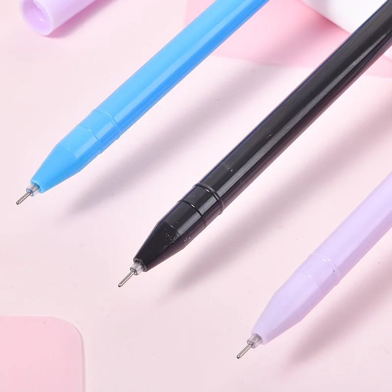 Sanrio 36pcs Gel Pens cartoon Hello Kitty Cinnamoroll  stitch Cute School Supplies Stationery Black 0.5mm School Exam Prizes Pen