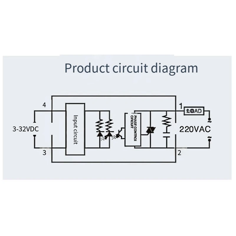 Single Phase Solid State Relay Single Phase SSR DC Control DC Solid State Relay