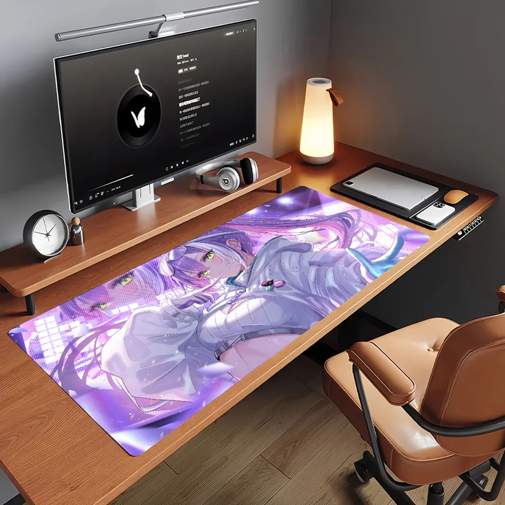 VTuber T-Tokoyami Towa Mouse Pad Non-slip Rubber Gamer Balance Computer Mat Decoracion Deskmat Laptop Office Large