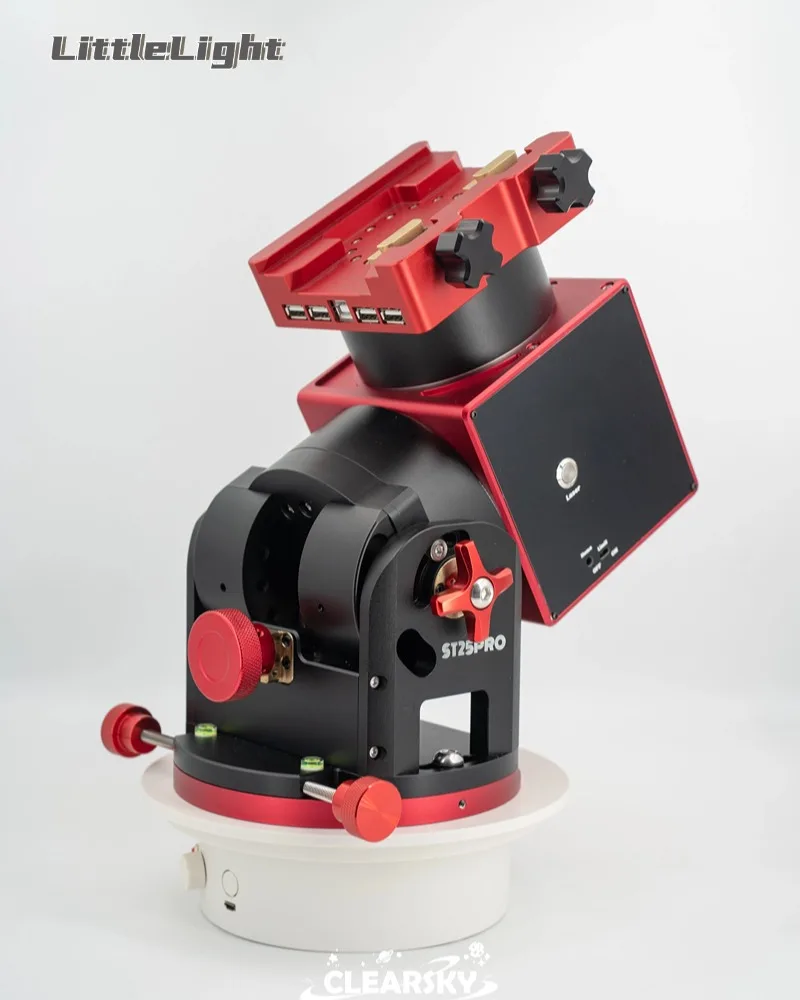 Clearsky ST-25 Harmonic Equatorial Mount With Hub-Dovetail Groove for Astronomical Telescope Compatible with Theodolite Mode