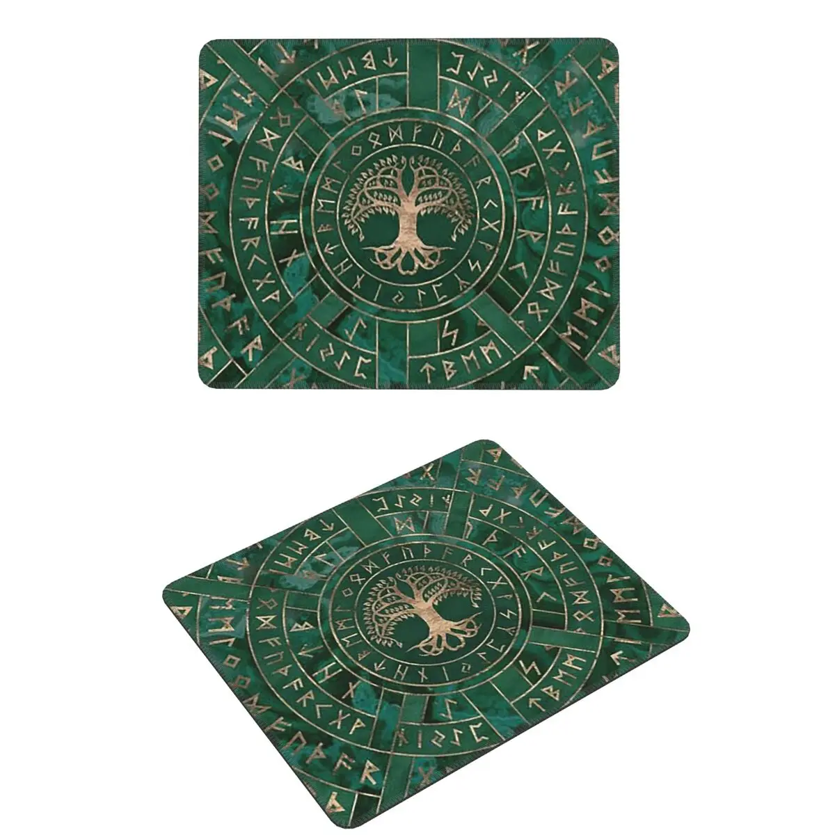 

Tree Of Life -Yggdrasil And Futhark - малахитовый коврик для мыши, компьютерная клавиатура, коврик для мыши, игровой коврик для ноутбука, офисный настольный коврик