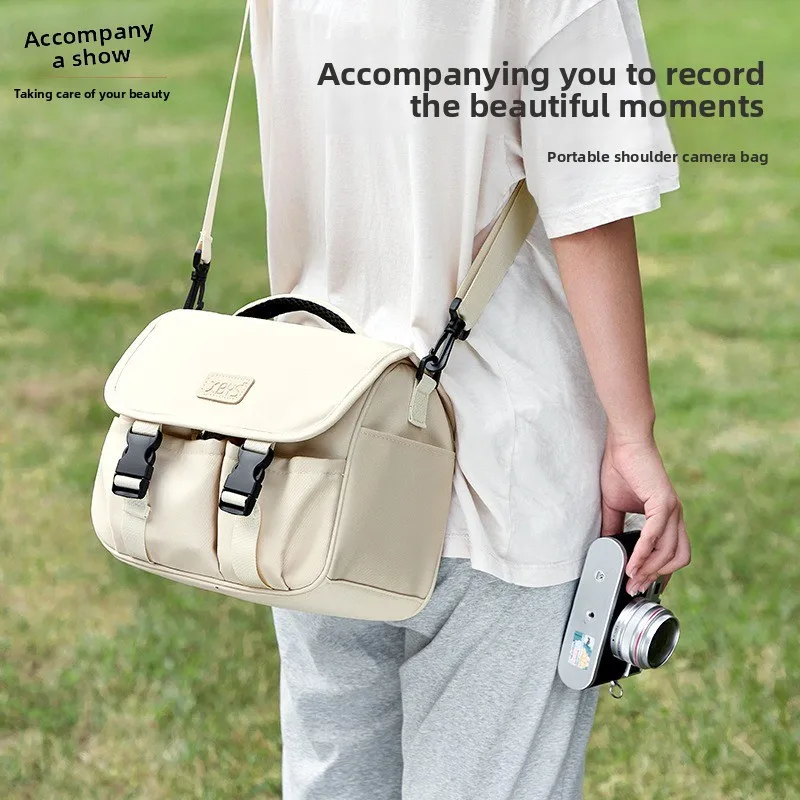 

SLR, micro-single camera bag, digital photography camera storage bag, oblique span shoulder photo bag.