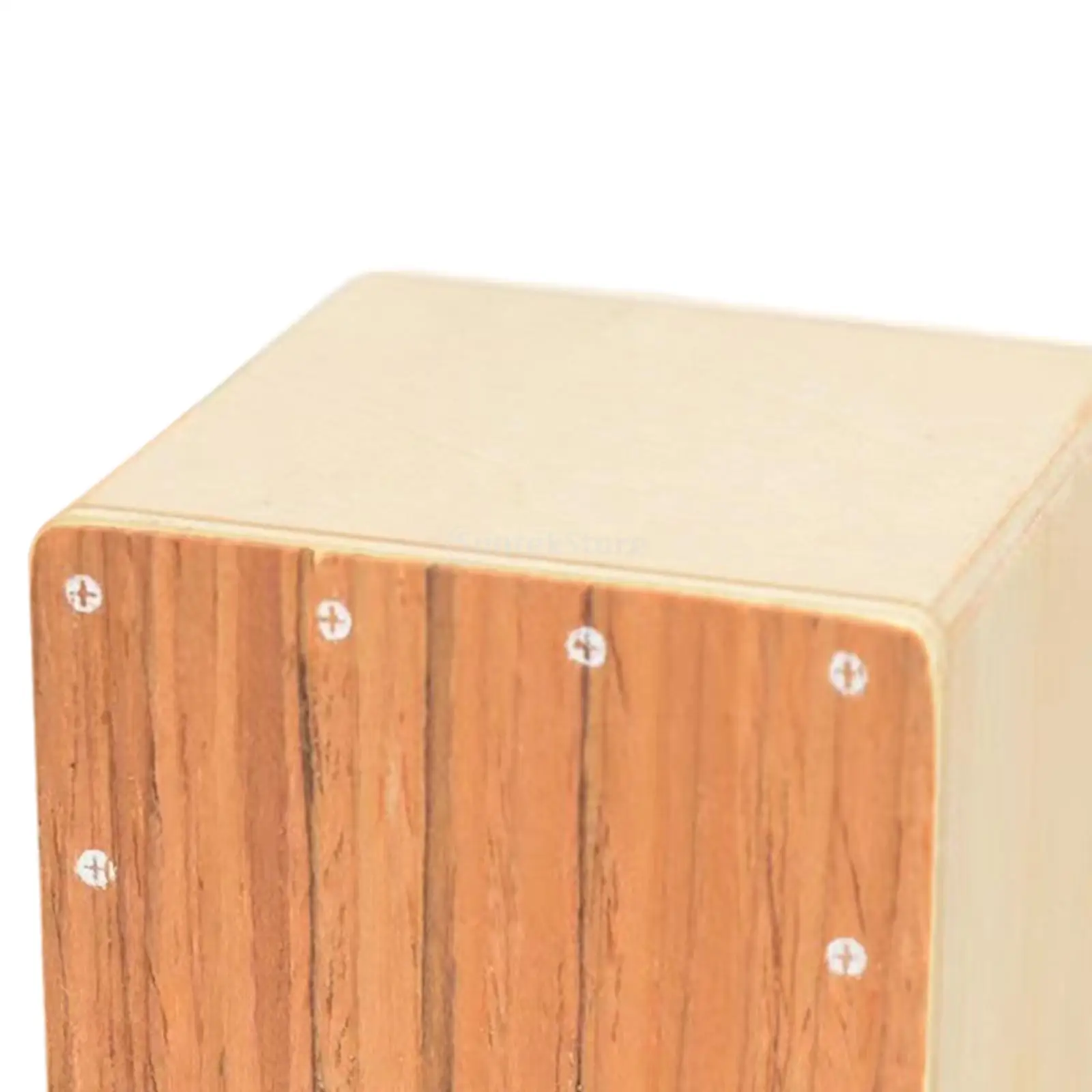 Travel Cajon Box Drum Portable Wood Percussion Instrument Hand Drum Percussion Compact for Party Home Stage Performance Holiday