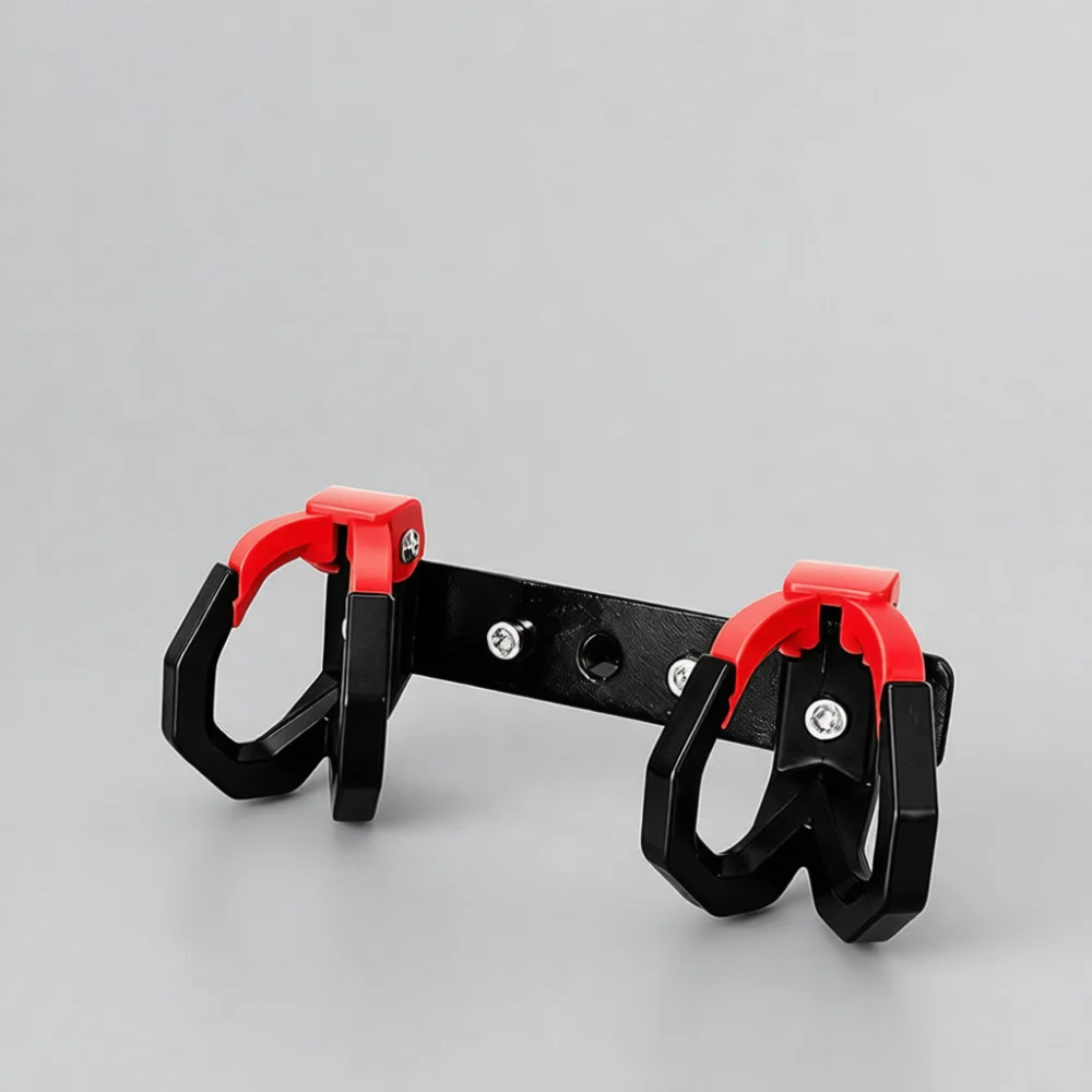 Universal Electric Scooter Dual Hook Clip Anti Slip Delivery Rack Durable Alloy Hanger For Ebike Storage Accessory Tool