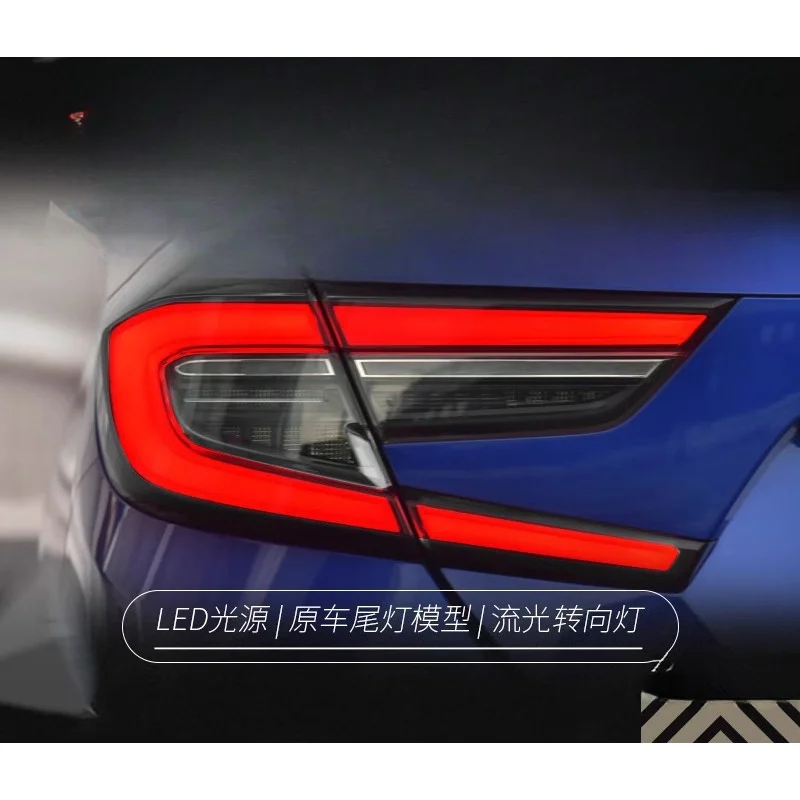 

Подходит для Honda Accord 10-го поколения: Новая сборка задних фонарей с модификацией, функцией динамического указателя поворота и функцией ходовых огней (полу-дневные ходовые огни)