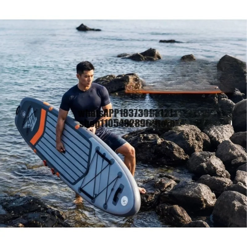 Paddleboard inflatable slurry SUP for water paddleboarding, surfing, standing, thickened, wide, soft, beginner paddling