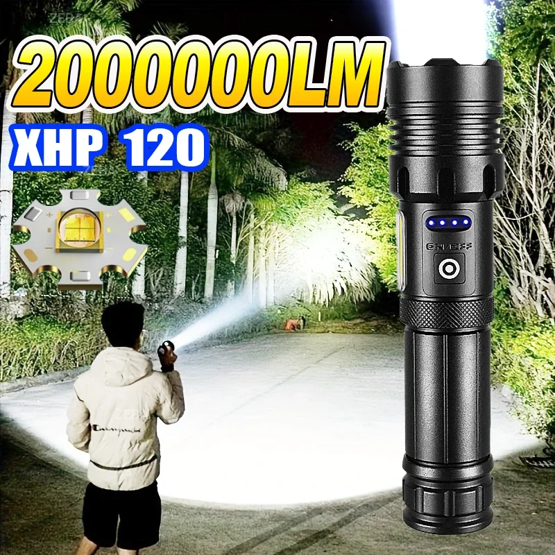 2000000lm-super-bright-xhp120-led-flashlight-high-power-tactical-flashlight-torch-outdoor-waterproof-camping-lantern