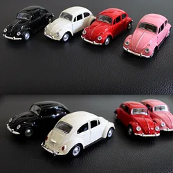 Berry President Die Cast Alloy Beetle Car Model, 1:36 Pullback Vehicle with Opening Doors, Vintage Classic Car Toys for Kids and