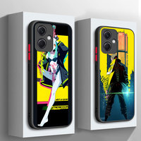 Anime Cyberpunk Edgerunners Case for Xiaomi Redmi 10C 9A 9i 9C 10 9 Power 8 9T 5A 9AT 10 Prime 10X A5 Matte Frosted Phone Cover