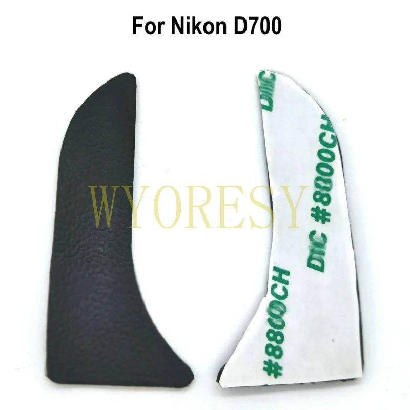 For Nikon D700 Camera Rear Thumb Grip Rubber Cover with Tape Shell Repair Parts