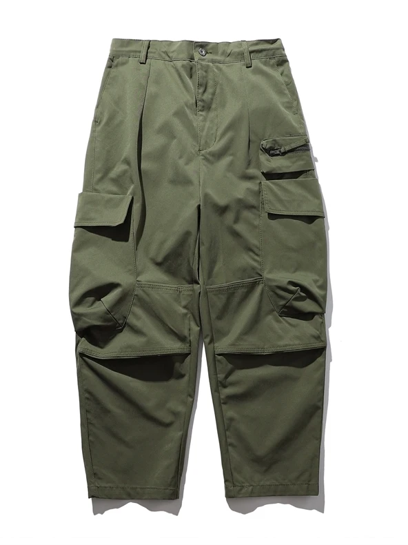 

Мужские летние брюки в американском стиле с множеством карманов, функциональные, свободные, повседневные, для активного отдыха, ветрозащитные, быстросохнущие