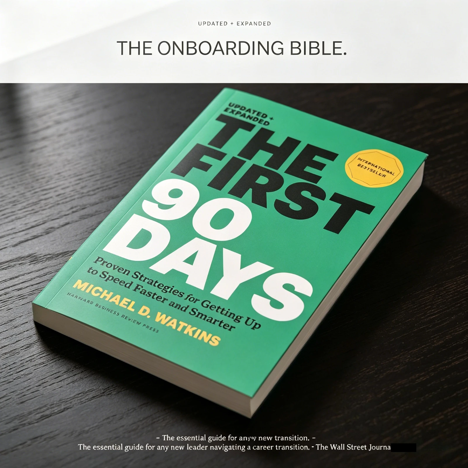 

The First 90 Days Updated & Expanded By Michael D. Watkins, Career Leadership Strategy English Business Book