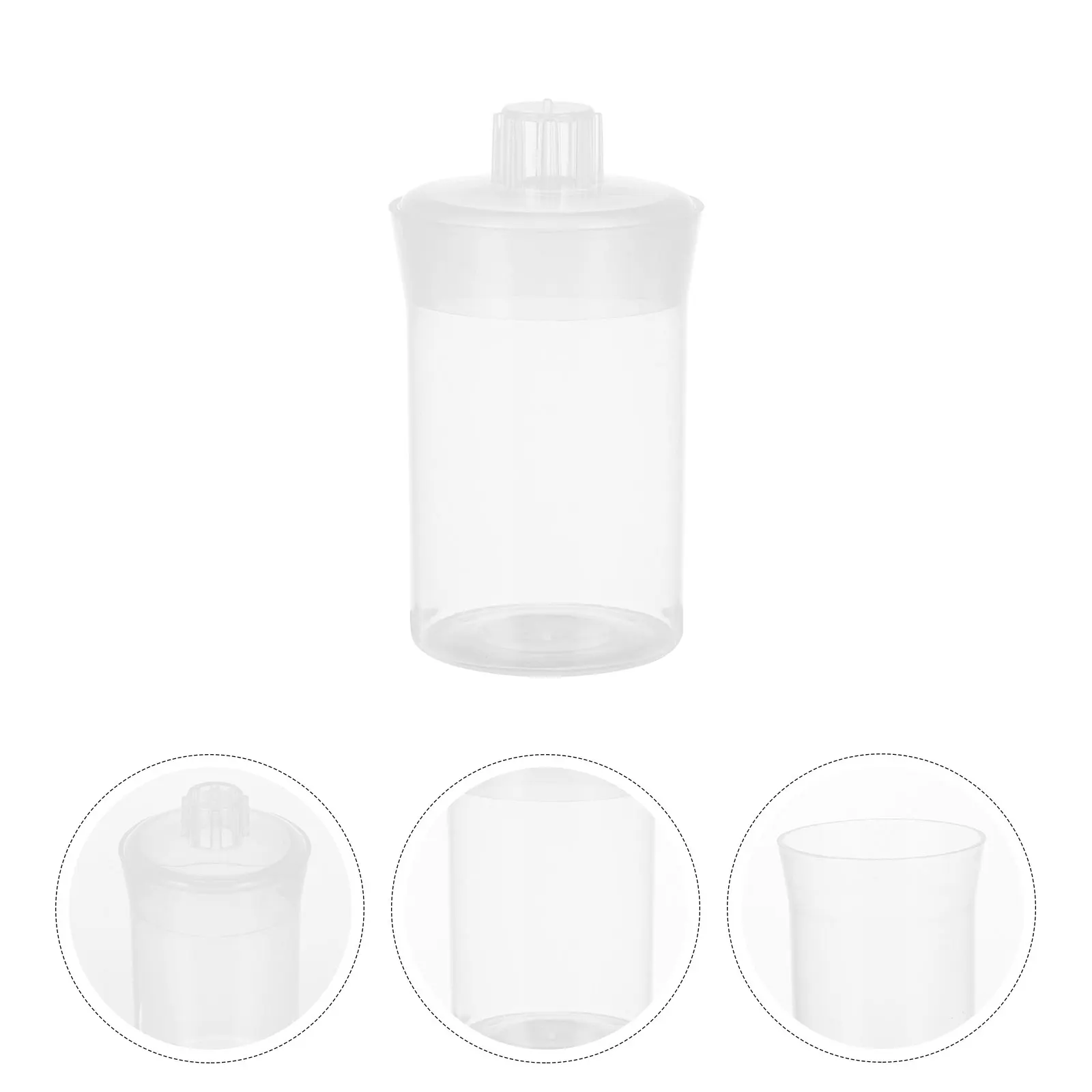 

2 Pcs Weighing Bottle Wide Mouth Lab Reagent Liquid Medicine Bottles Decorative
