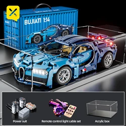 ToylinX 1:14 Supercar Building Block Toy Optional Power Group 14+ Technology Design Christmas Gift for Adults and Kids With Box