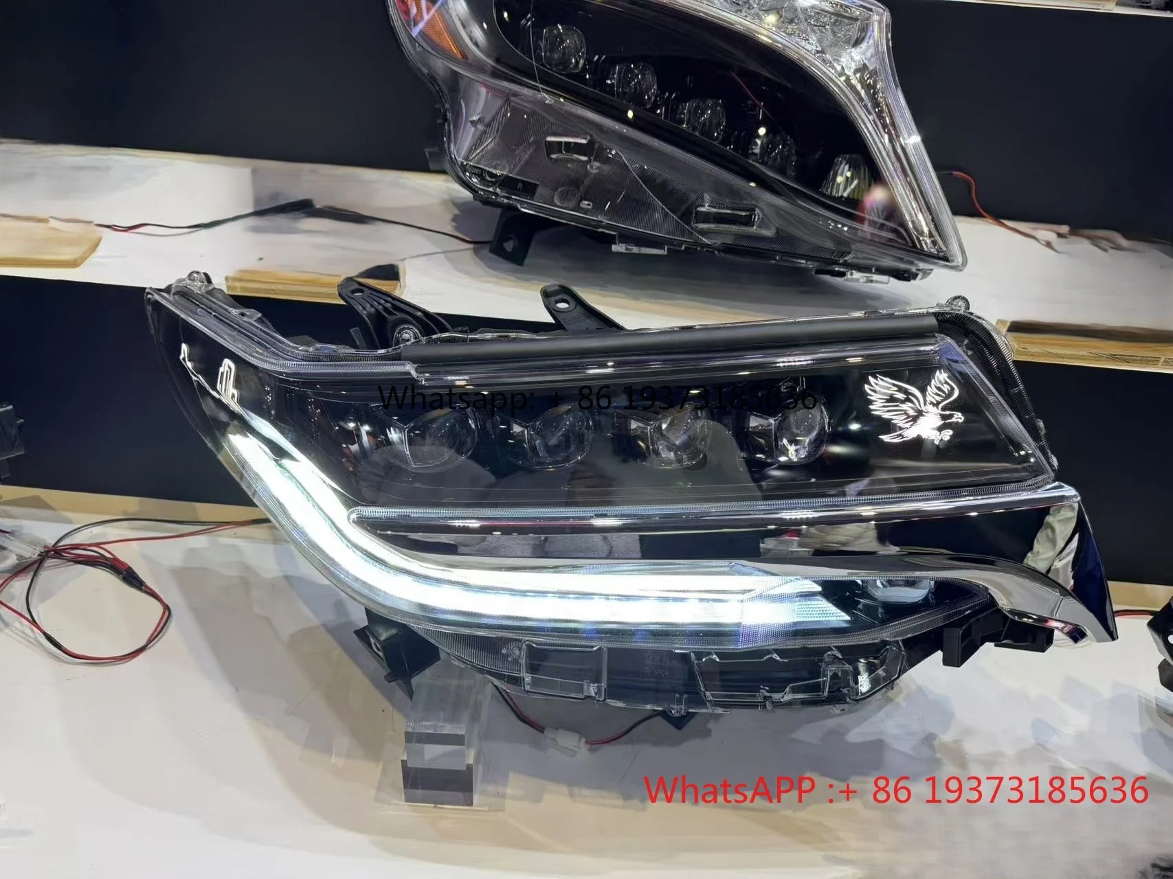 Factory Direct 4 LED Headlight for Toyota Alphard 2011-2021 Plug and Play